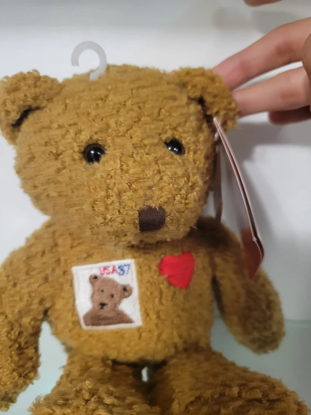 United Postal Service Plush Teddy Bear Collectible Centennial Stamp USPS Tag 10